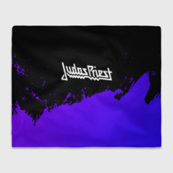 Плед 3D Judas Priest purple grunge