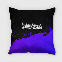 Подушка 3D Judas Priest purple grunge