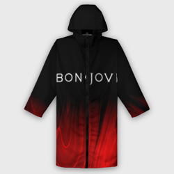 Мужской дождевик 3D Bon Jovi red plasma