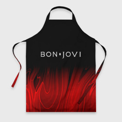 Фартук 3D Bon Jovi red plasma