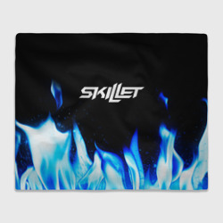 Плед 3D Skillet blue fire