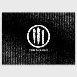 Поздравительная открытка Three Days Grace с потертостями на темном фоне