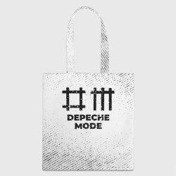 Шоппер 3D Depeche Mode с потертостями на светлом фоне