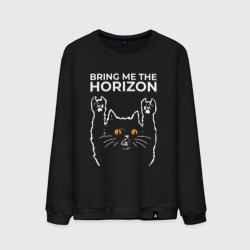 Мужской свитшот хлопок Bring Me the Horizon rock cat