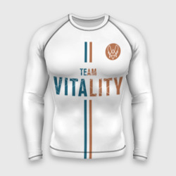 Мужской рашгард 3D Форма Team Vitality white