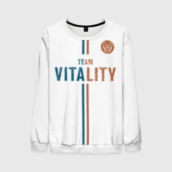 Мужской свитшот 3D Форма Team Vitality white