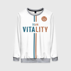 Женский свитшот 3D Форма Team Vitality white