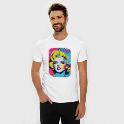 Мужская футболка хлопок Slim Enchanting Marilyn - фото 2