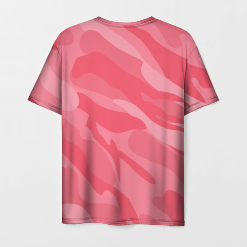 Мужская футболка 3D Pink military, цвет 3D печать - фото 2