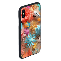 Чехол для iPhone XS Max матовый Фэнтази подводный мир - фото 2