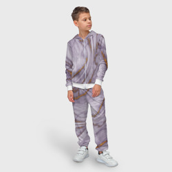 Детский костюм 3D Grey golden style - фото 2