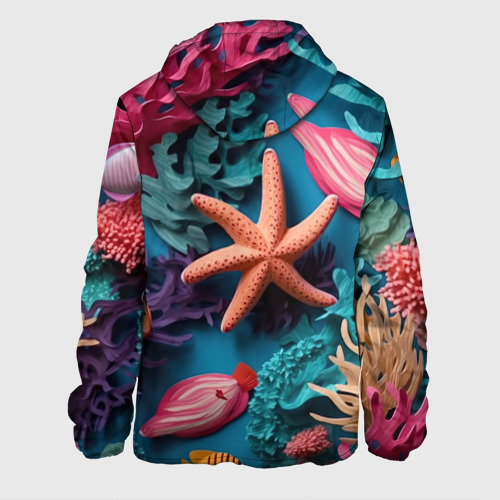 Мужская куртка 3D Морская звезда объемная, цвет 3D печать - фото 2