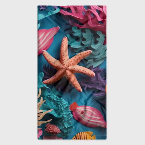 Бандана-труба 3D Морская звезда объемная, цвет 3D печать - фото 7