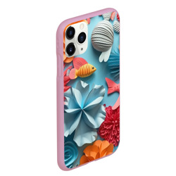 Чехол для iPhone 11 Pro Max матовый Объемный морской мир - фото 2