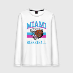 Мужской лонгслив хлопок Basket Miami