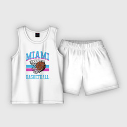 Детская пижама с шортами хлопок Basket Miami