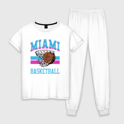 Женская пижама хлопок Basket Miami