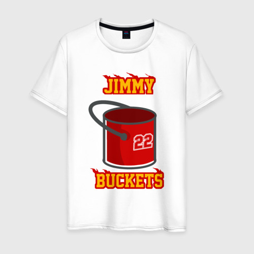 Мужская футболка из хлопка с принтом Jummy 22, вид спереди №1