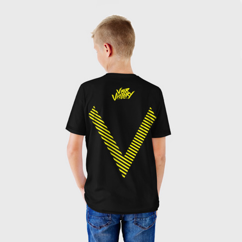 Детская футболка 3D Team Vitality Bee, цвет 3D печать - фото 4