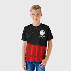 Детская футболка 3D Форма Team Liquid red - фото 2