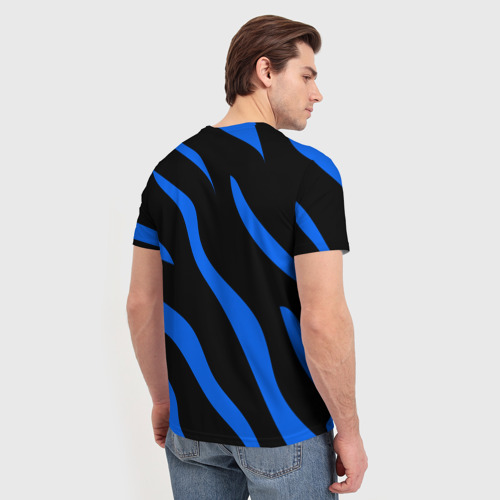 Мужская футболка 3D с принтом Форма Team Liquid хаки, вид сзади #2