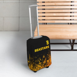 Чехол для чемодана 3D Beastars - gold gradient: символ сверху - фото 2