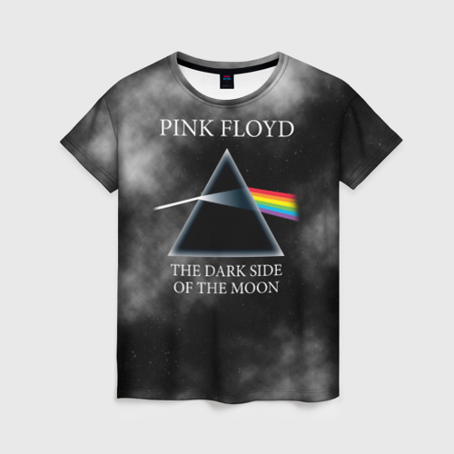 Женская футболка 3D Pink Floyd космос, цвет 3D печать