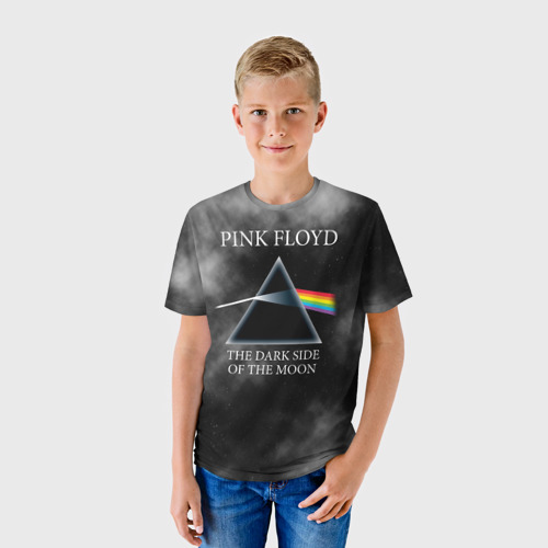 Детская футболка 3D Pink Floyd космос, цвет 3D печать - фото 3