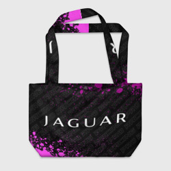 Пляжная сумка 3D Jaguar pro racing: надпись и символ