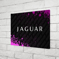 Холст прямоугольный Jaguar pro racing: надпись и символ - фото 2