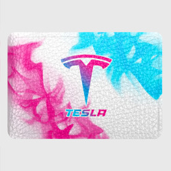 Картхолдер с принтом Tesla neon gradient style - фото 2