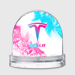 Игрушка Снежный шар Tesla neon gradient style