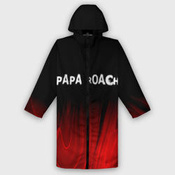 Мужской дождевик 3D Papa Roach red plasma