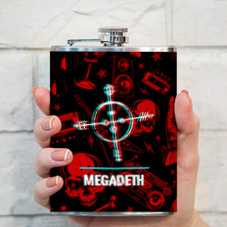 Фляга Megadeth rock glitch - фото 2
