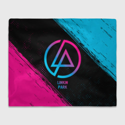 Плед 3D Linkin Park - neon gradient