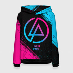 Женская толстовка 3D Linkin Park - neon gradient