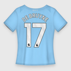 Женская футболка 3D Slim Кевин Де Брёйне Манчестер Сити 23-24 форма домашняя