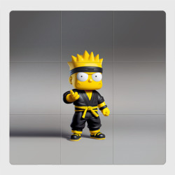 Магнитный плакат 3Х3 Bart Simpson - ninja - Japan