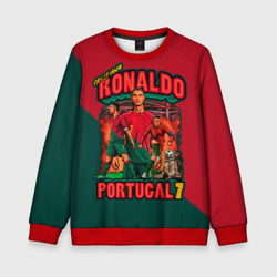 Детский свитшот 3D Криштиану Роналду сборная Португалии 7