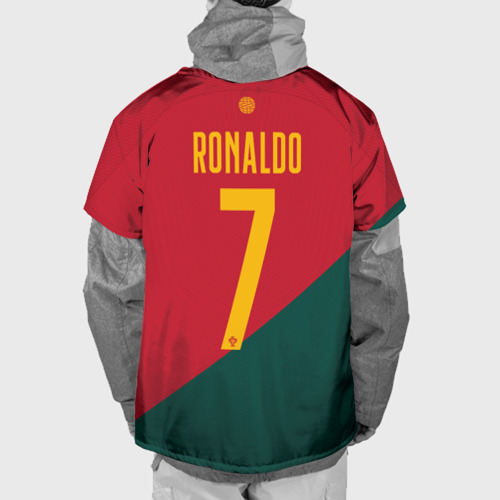 Накидка на куртку 3D Криштиану Роналду сборная Португалии 7, цвет 3D печать - фото 2