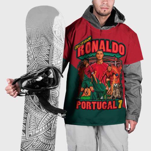 Накидка на куртку 3D Криштиану Роналду сборная Португалии 7, цвет 3D печать