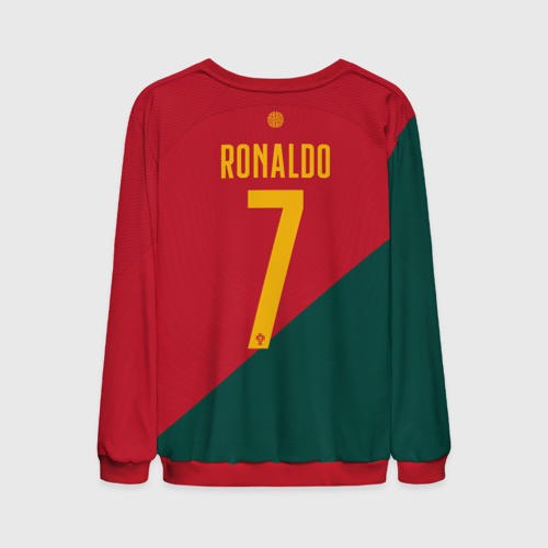 Мужской свитшот 3D Криштиану Роналду сборная Португалии 7, цвет красный - фото 2