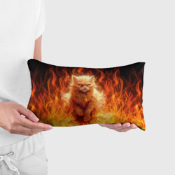 Подушка 3D антистресс Огненный рыжий котик - фото 2