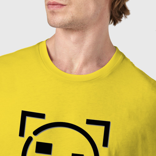 Мужская футболка хлопок с принтом Эгоист - смайлик, фото #4