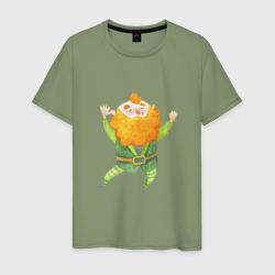 Ирландский тролль – Мужская футболка хлопок с принтом купить со скидкой в -20%