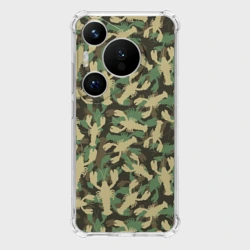 Чехол для Huawei Pura 70 Pro Камуфляж из раков