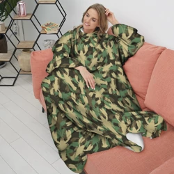 Плед с рукавами Камуфляж из раков - фото 2