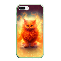 Чехол для iPhone 7Plus/8 Plus матовый Огненный рыжий котёнок