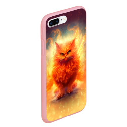 Чехол для iPhone 7Plus/8 Plus матовый Огненный рыжий котёнок - фото 2