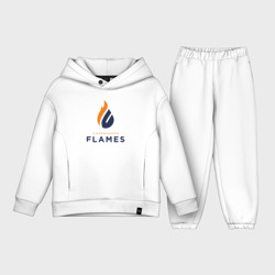 Детский костюм хлопок Oversize Copenhagen Flames лого